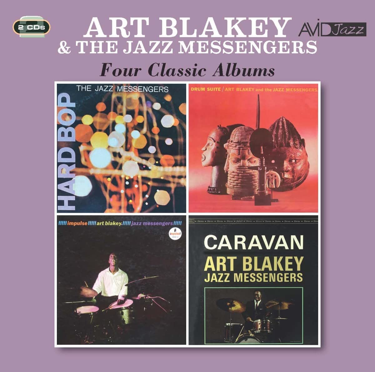 Art Blakey & The Jazz Messengers Four Classic Albums 2-CD NEW SEALED Remastered