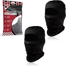 OBEROI'S TRADERS Full Face Mask | Balaclava Anti-Pollution Helmet Head Cap for Bikers, Cyclists and Outdoor Workers to Protect Cold, Dust and UV Rays | Men & Women (Pack of 2) Combo Black