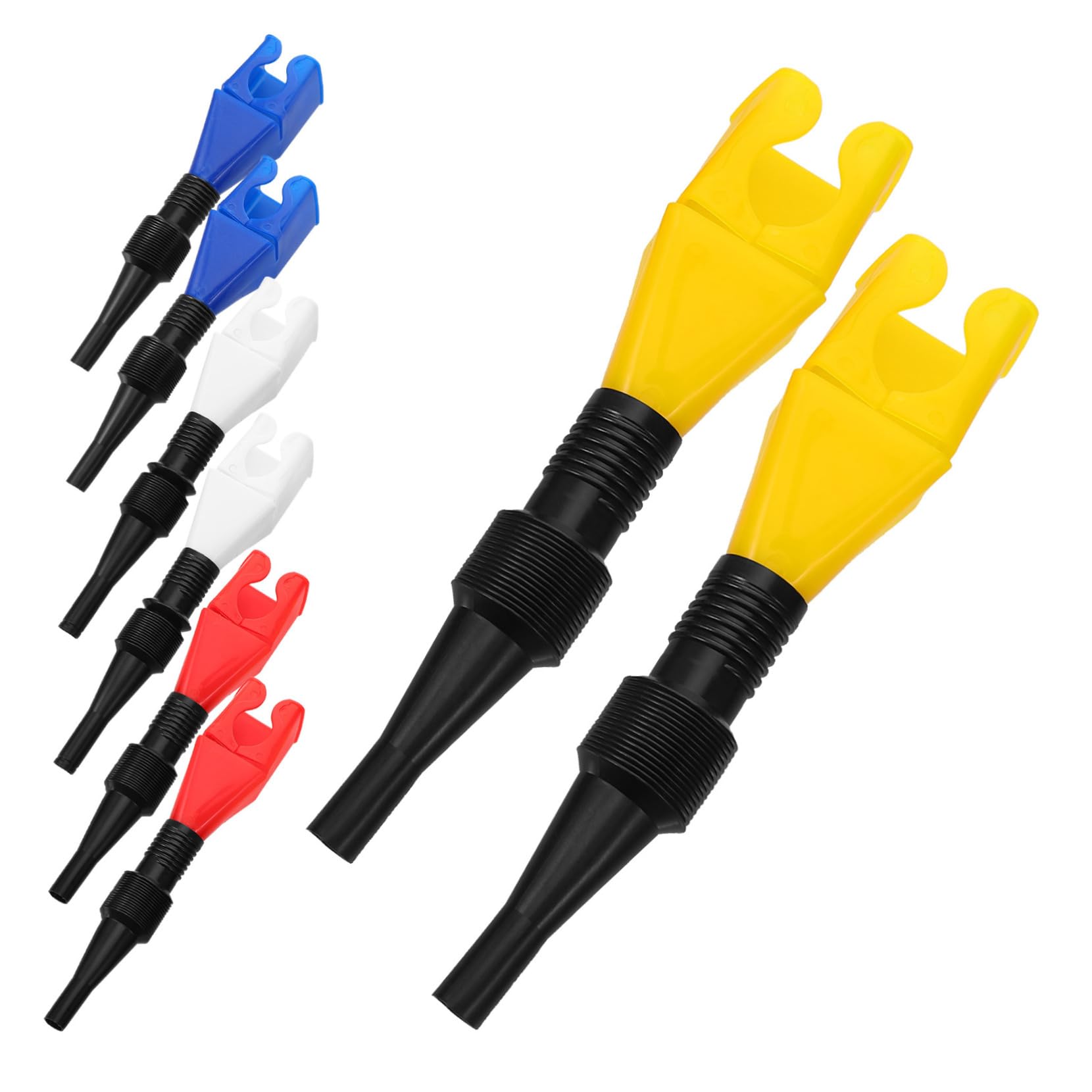 iplusmile 40piezas Embudo De Flexible Manguera Extensible Para Cambio De Diseño Manos Libres Para Vehículos y Motos
