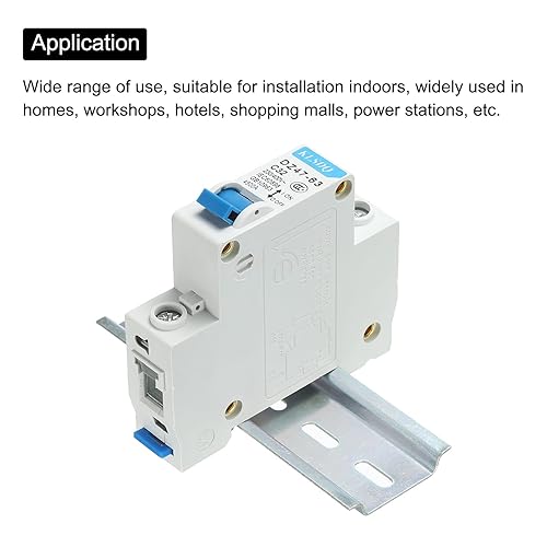 Vista 30 de MECCANIXITY AC 63A 230/400V 1 instalación miniatura DZ47-63 C63 del carril del estruendo de la baja tensión del disyuntor de poste