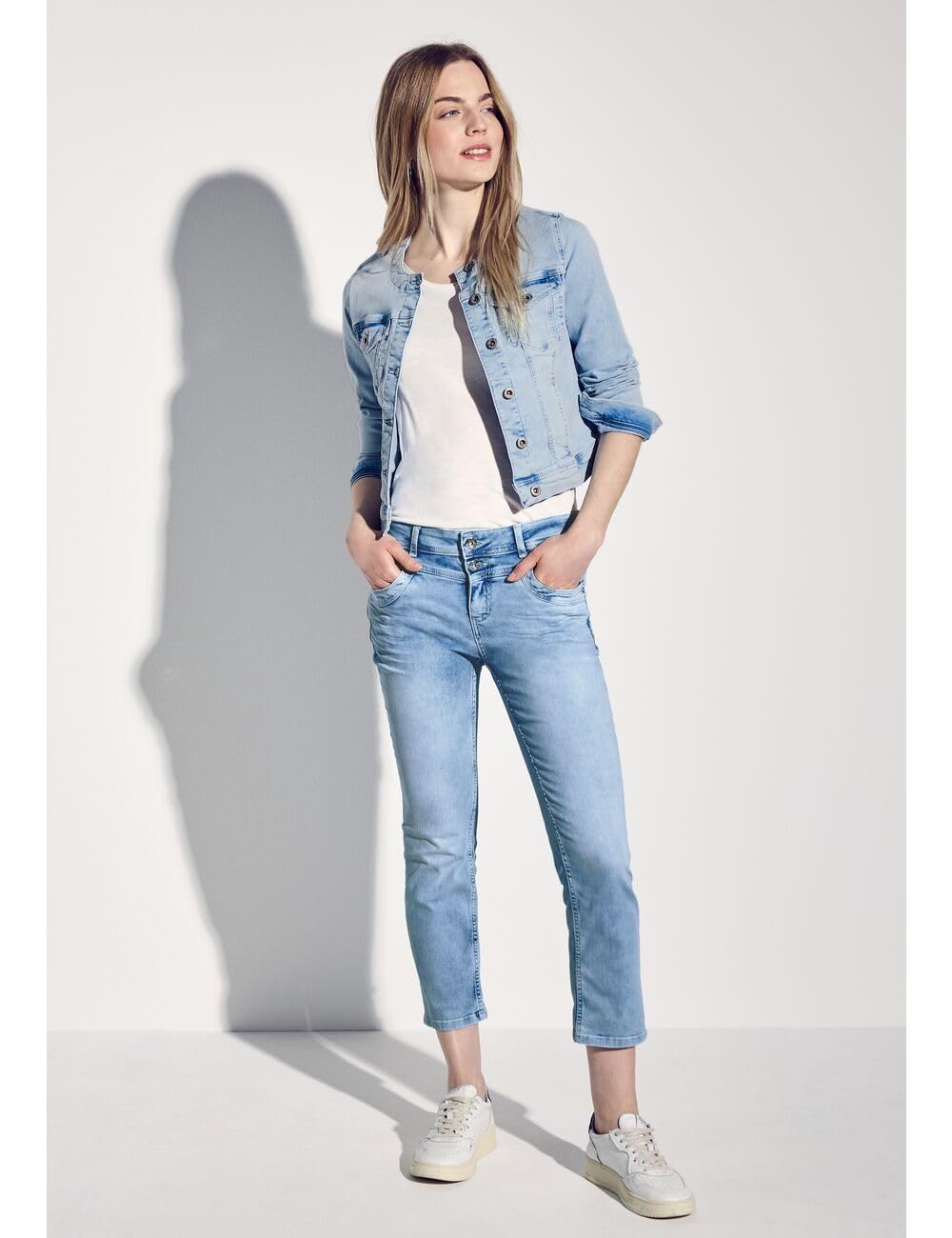 Street One Style Denim Jane 2-knopf 49_59 - Dżinsy 7/8 w stylu casual Kobiety