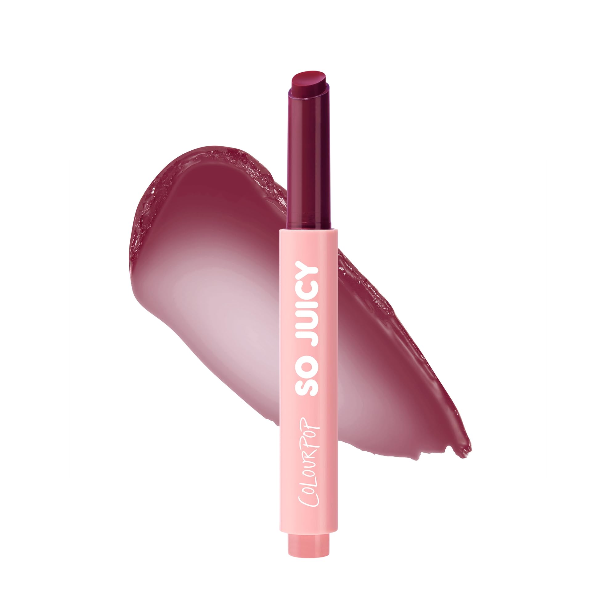 ColourPop So Juicy Plumping Lip Gloss Balm - Hydrating Lip Gloss & Balm Hybrid with Peptides - Non-Sticky Formula - Visibly Plumps Lips & Delivers Buildable Color - Berry Spritz (0.07 oz)