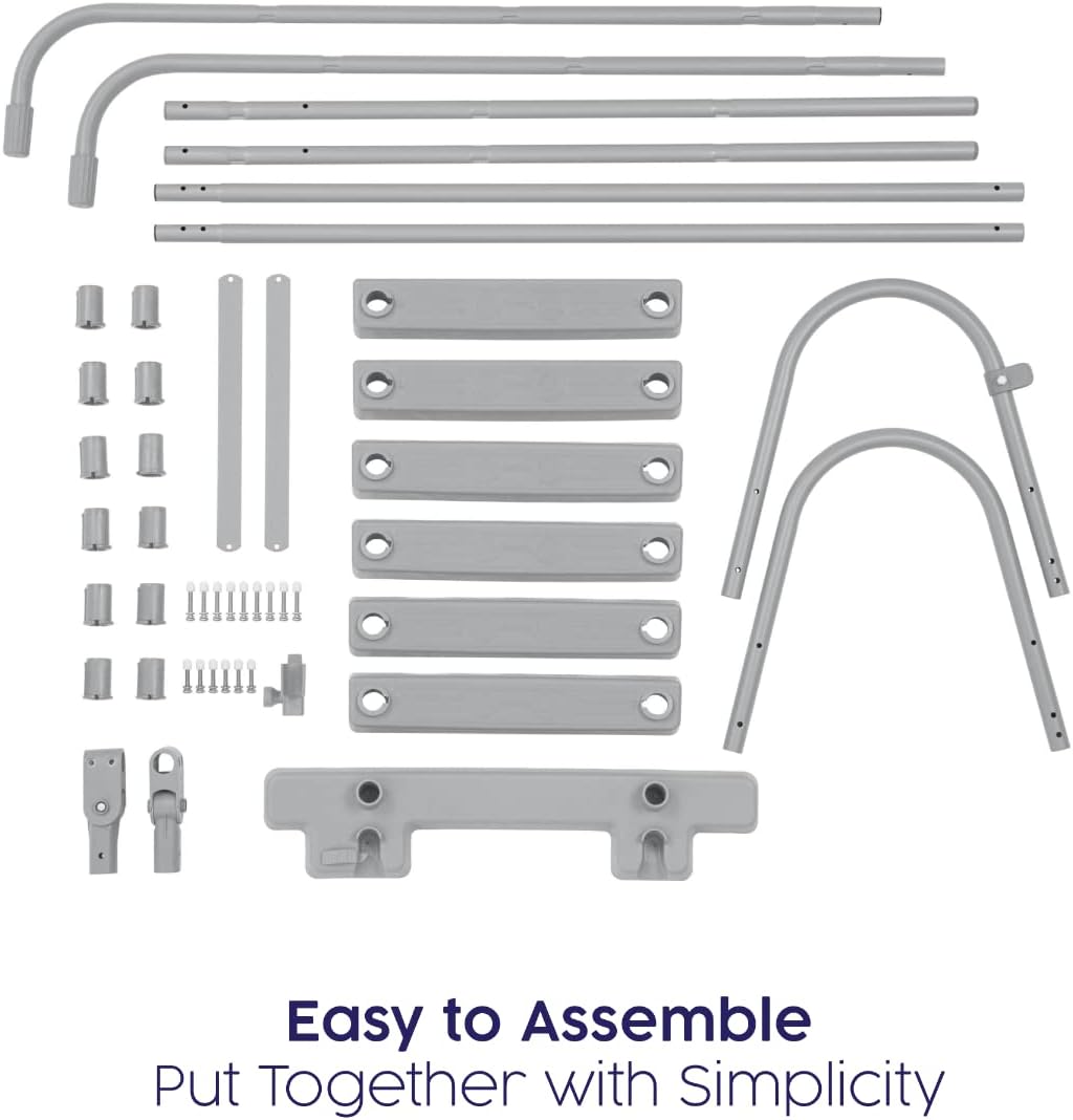 Bestway Pool Ladder, 42" Above Ground Swimming Pool Ladder with Steps, Easy to Assemble Pool Steps