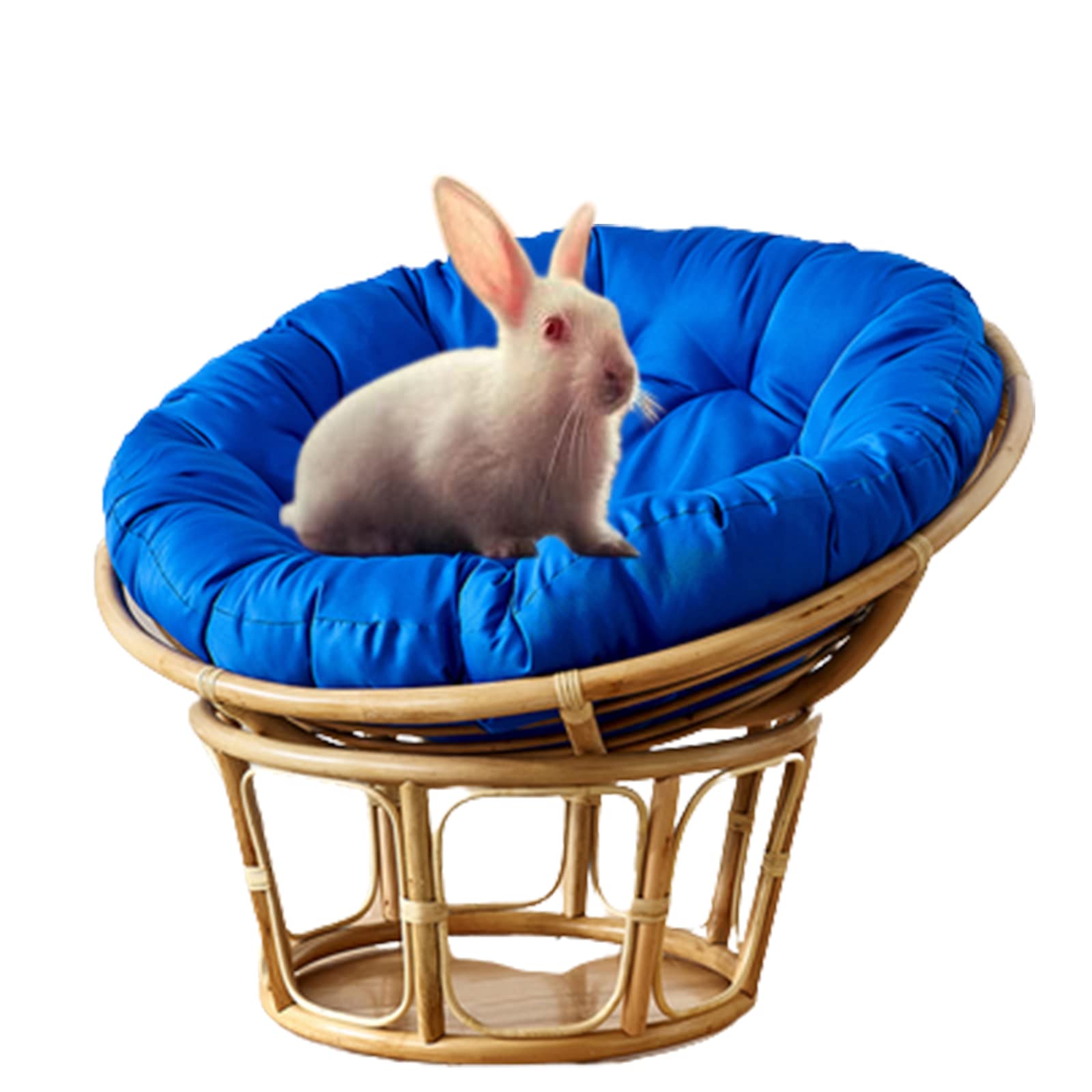 XWXFFSOJ Alleen papasan-kussen, afgerond, extra groot stoelkussen voor