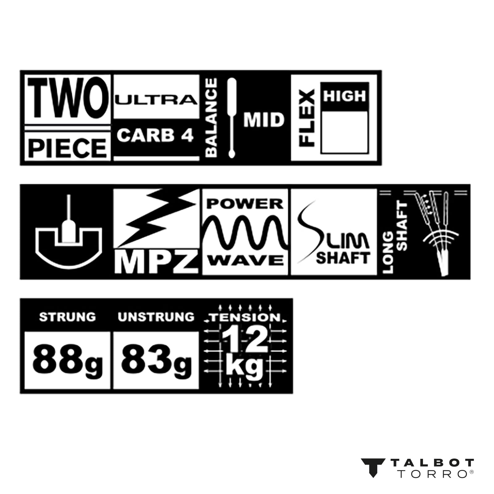 Talbot Torro Rakieta do badmintona Isofort 5051