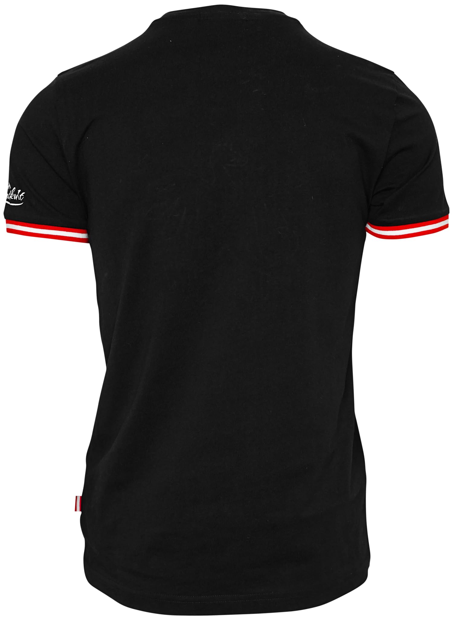3D Österreich Adler T-Shirt Schwarz Herren - Atmungsaktiver Stoff, Perfekte Passform, Hochwertiger Druck, Pflegeleicht und Langlebig, Tolles Geschenk für Adler-Fans (S, Schwarz)