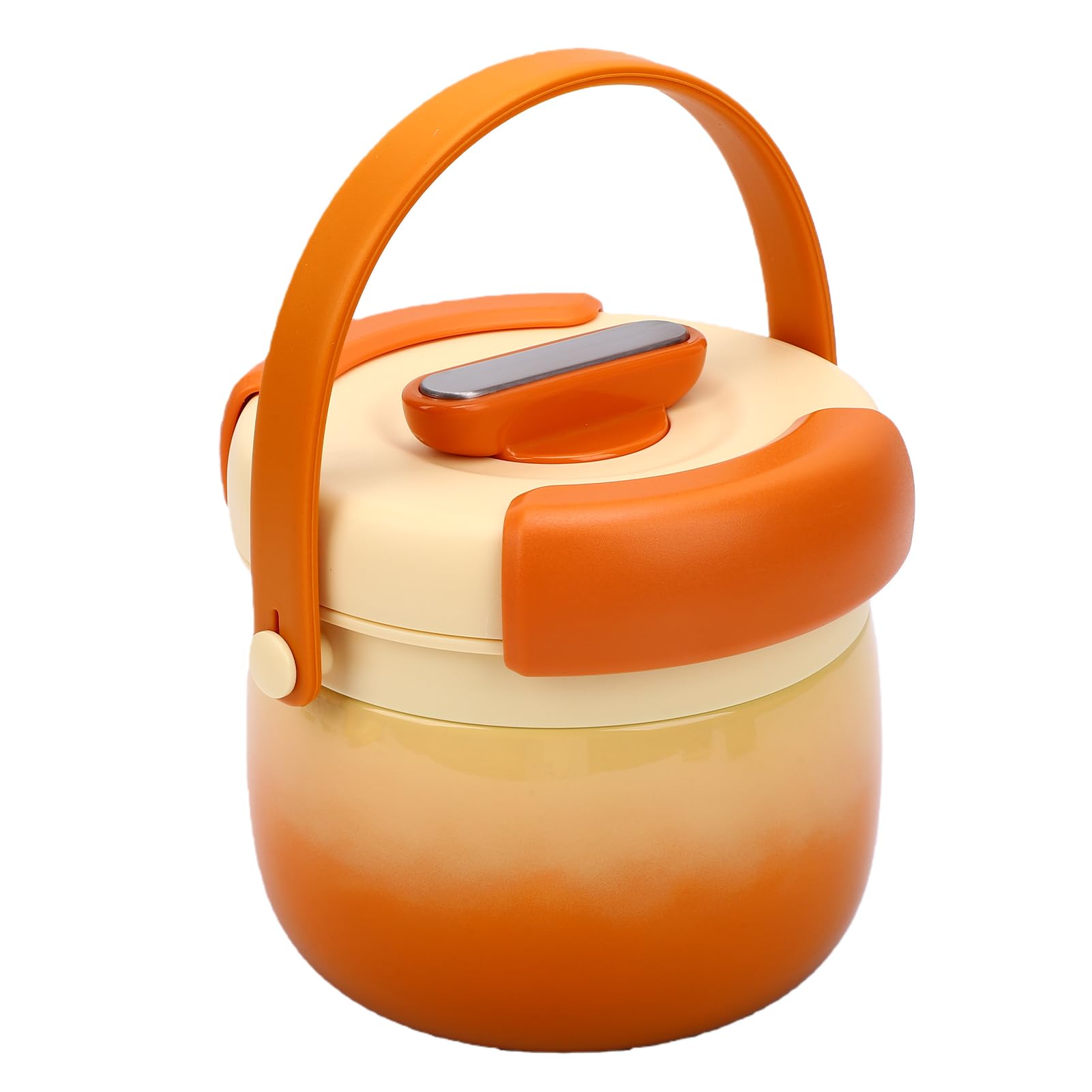 ASHATA 1.2L Isolierglas Lebensmittelbehälter, 304 Edelstahl, für Unterwegs