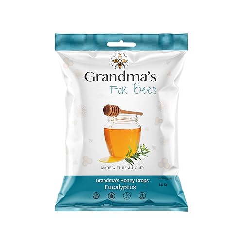 Grandma's For Bees  Miel y Eucalipto 2.82 oz X Paquete de 4