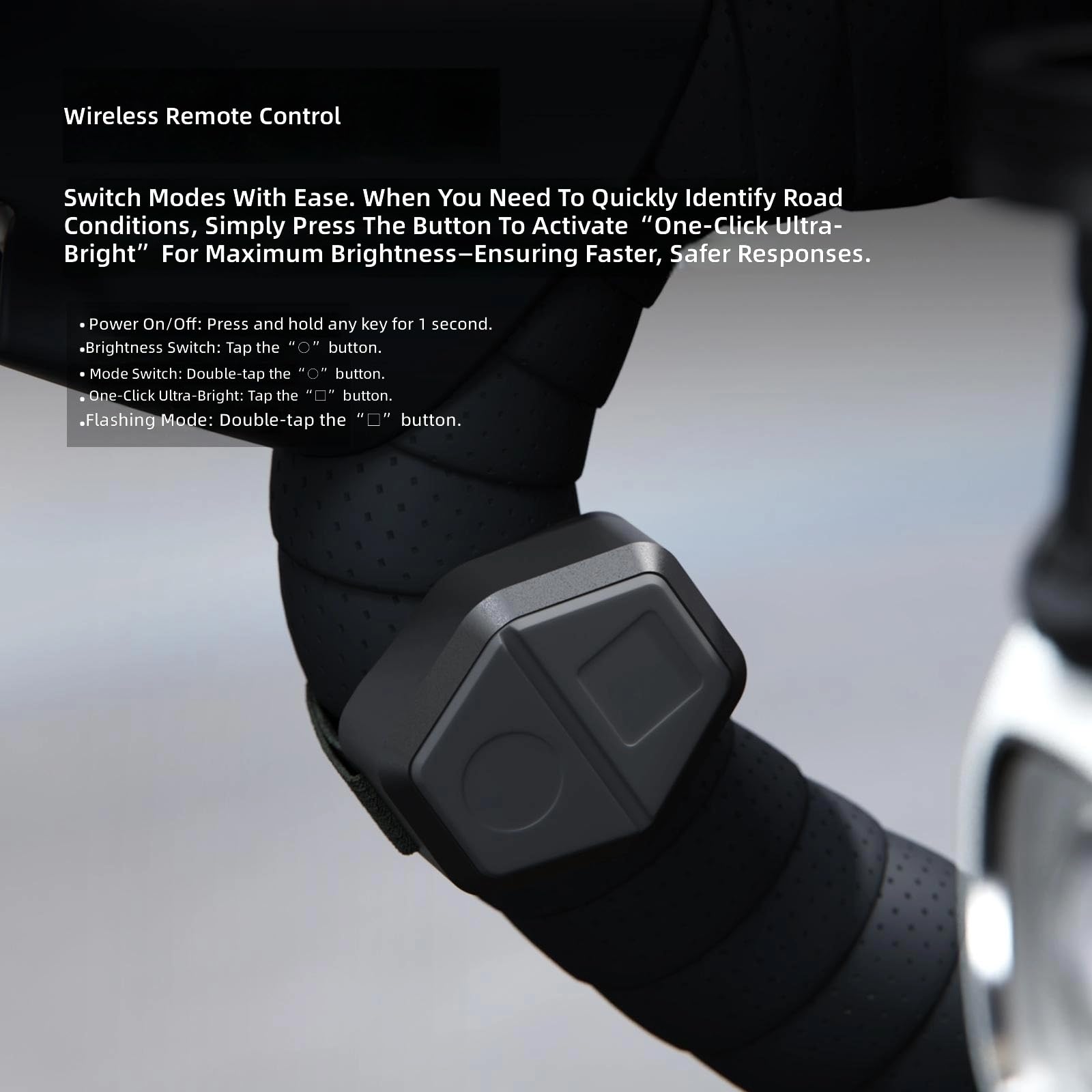 Luce anteriore per bici da strada Potente faro per biciclette Lampada da ciclismo impermeabile Lampada da ciclismo ad alta luminosità Strumento per esterni Potente faro per biciclette