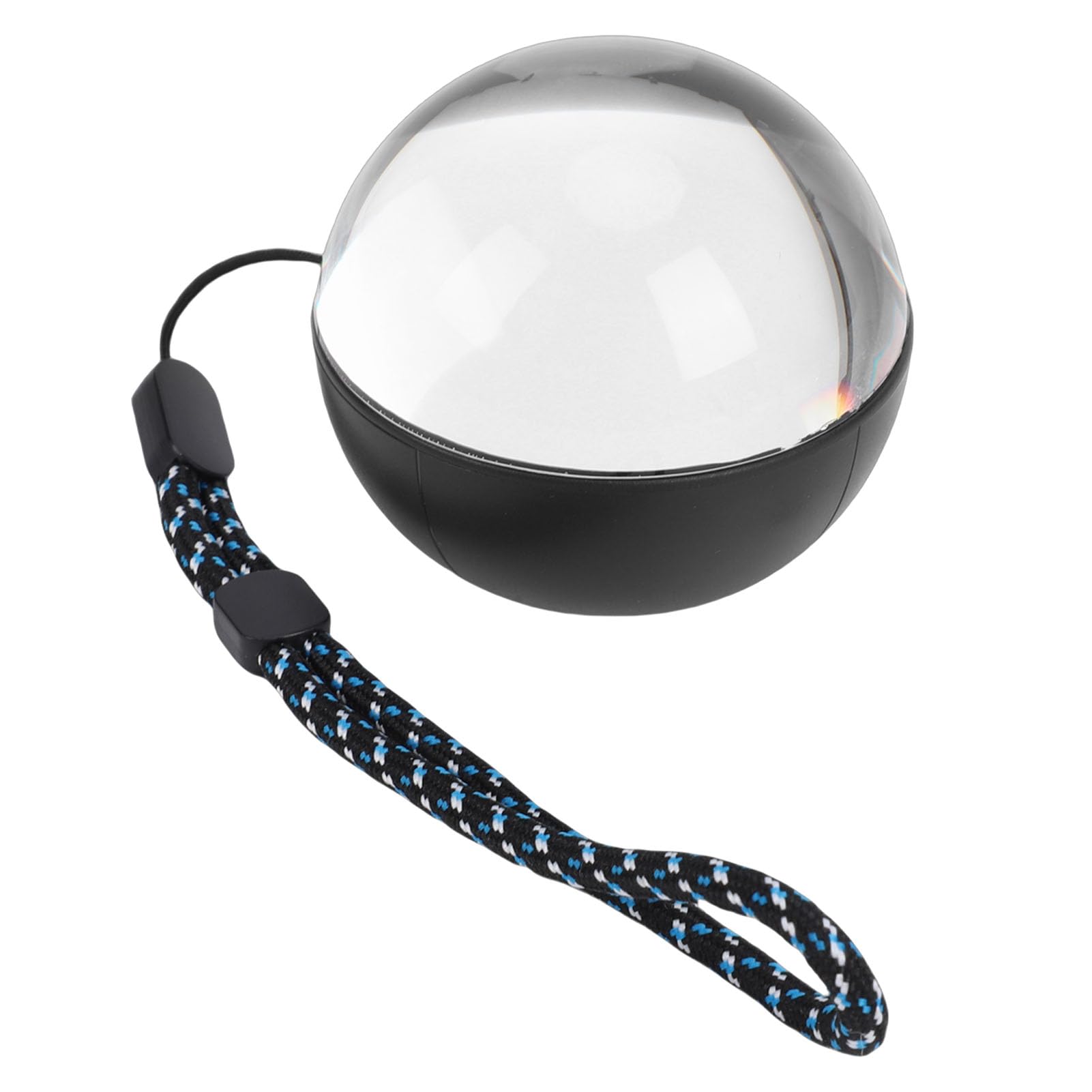 Rengue Lampada Galleggiante a Sfera di Cristallo 3D, Luce Notturna in Plastica ABS con Lettore Video, Regalo di Compleanno Unico per gli Amanti della Musica e Display Fotografici