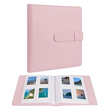 256 Pockets Photo Album for Fujifilm Instax Mini LiPlay 11 9 8 40 Evo 7S Instant Camera/Mini Link Printer, Polaroid Snap Touch PIC-300 Z2300 Mint Zip Instant Camera Printer(Baby Pink)