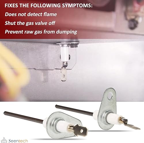 Miniatura 4 de 0130F00010 Sensor de llama de horno de Seentech - Compatible con horno Amana Goodman - Repalces: B1172606 B11726-06 20488501 ACS90453BXA P1257001F