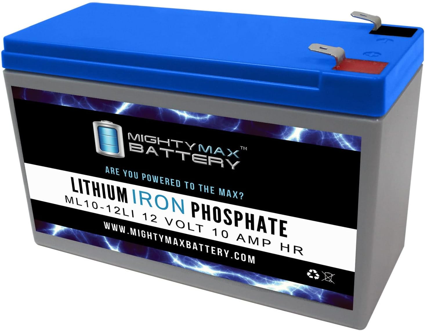 Mighty Max Battery12V 10AH Lithium Replacement Battery for Hot Wheels Urban Shredder