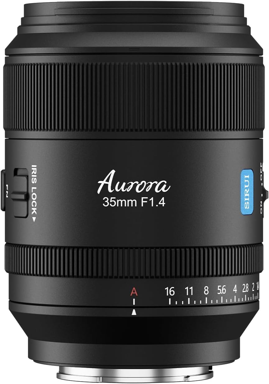 SIRUI 35mm Aurora F1.4 Full Frame Auto Focus Lens, Wide Angle Prime Lens for E Mount Cameras FX3, FX6, A7, A9 Series, A7R Series, A7S Series, ZV-E1