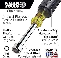 Vista 3 de Klein Tools 633 Juego de controladores de tuercas con cojín de agarre