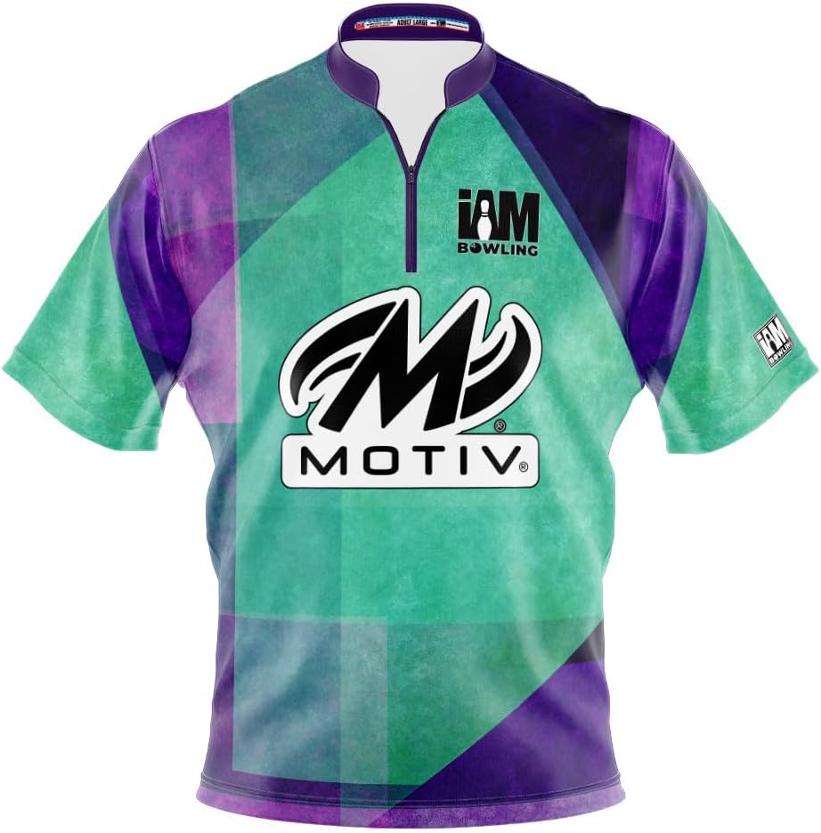 Logo Infusion Dye-Sublimated Bowling Jersey (Sash Collar) - I AM Bowling Fun Design 2004-MT - Motiv