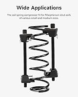 Vista 2 de Macpherson - Juego de 2 herramientas de compresor de resorte de puntal con rango de 10.5 pulgadas, herramientas de compresor de resorte helicoidal
