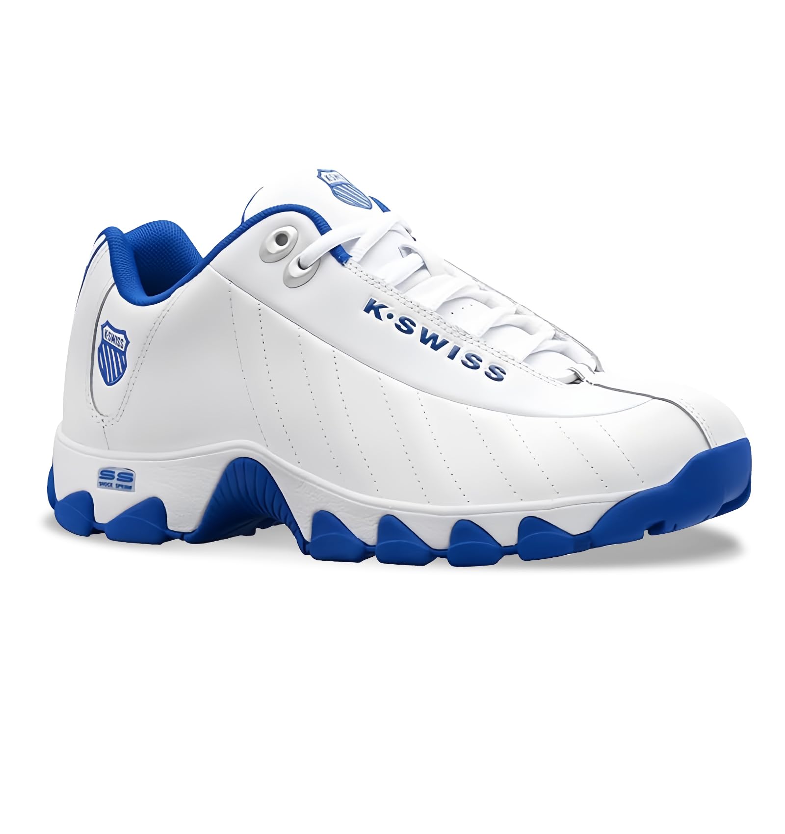 K-Swiss Men's ST329 CMF Sneaker, Wide Tennis Dad Walking Shoes Leather Upper