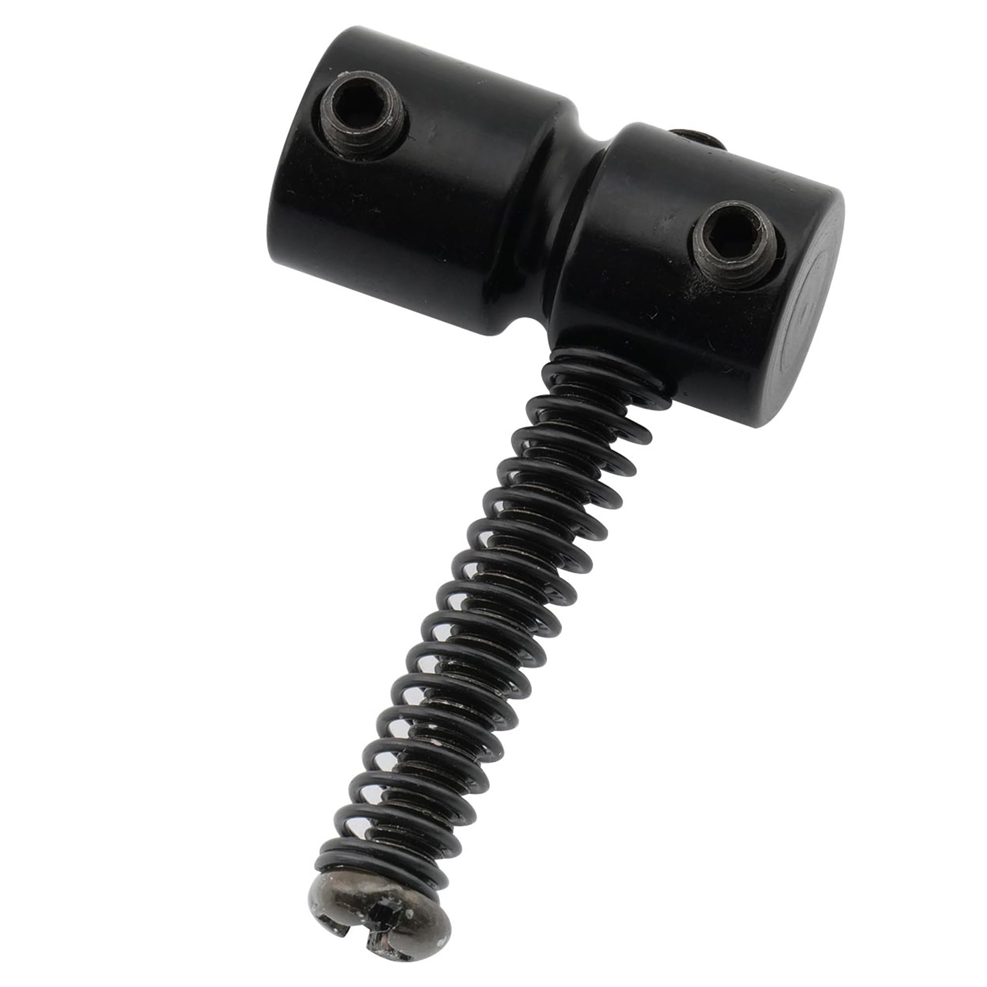 Musiclily Pro 19mm Stalowy Siodełko Mostka Basu do 4 strunowy Precision Jazz Bass, Czarny (4 szt.)
