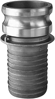 Aluminum Part E Male Adapter Hose Shank for Lay Flat and Suction Hoses (4