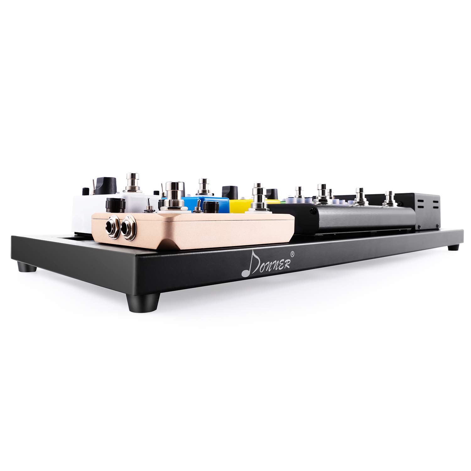 Donner DB-2 Pedalboard Pedaliera in alluminio per Effetti a Pedale con Custodia, 510 * 200 * 30 MM