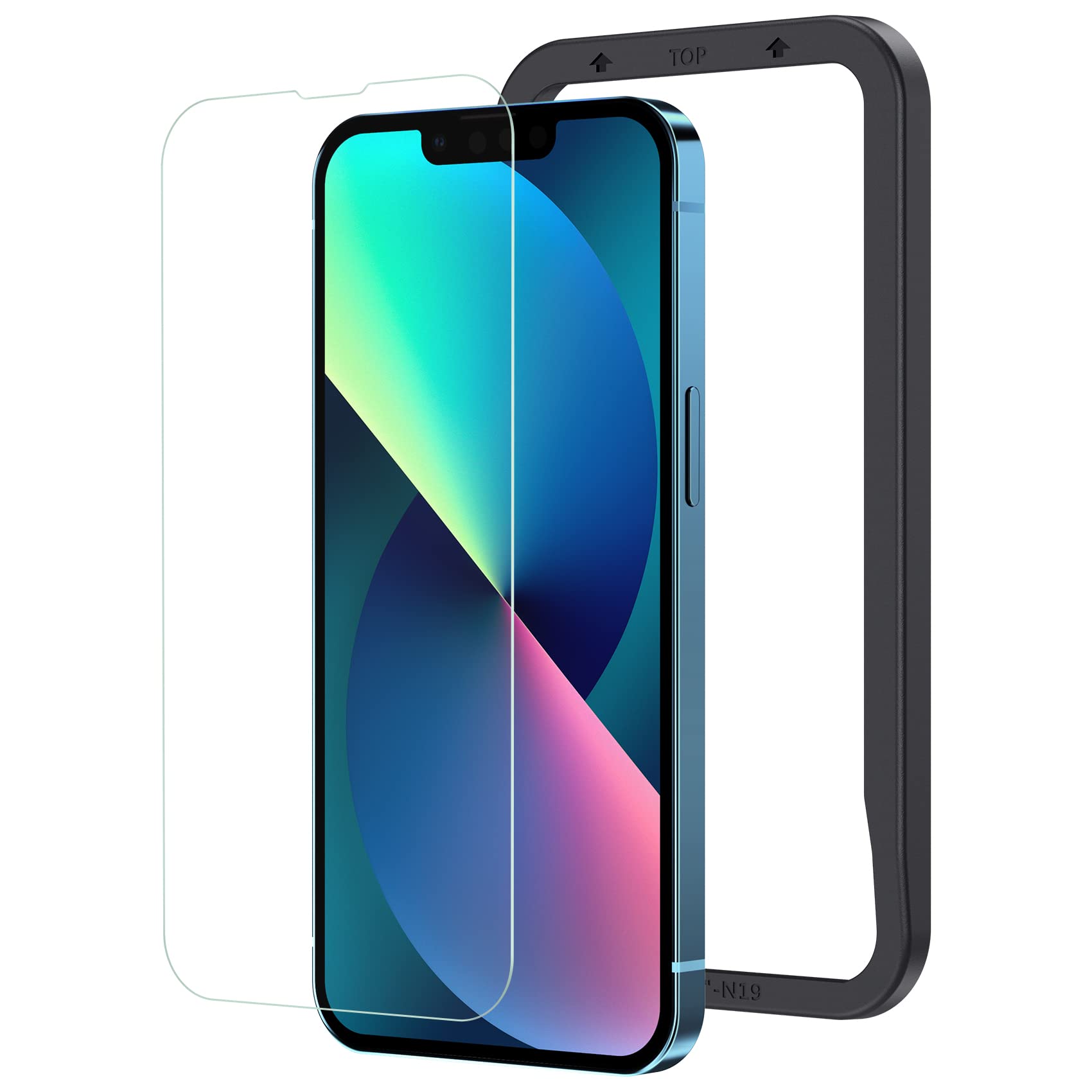 Amazon | NIMASO ガラスフィルム iPhone 14 /iPhone 13 Pro/iPhone 13 