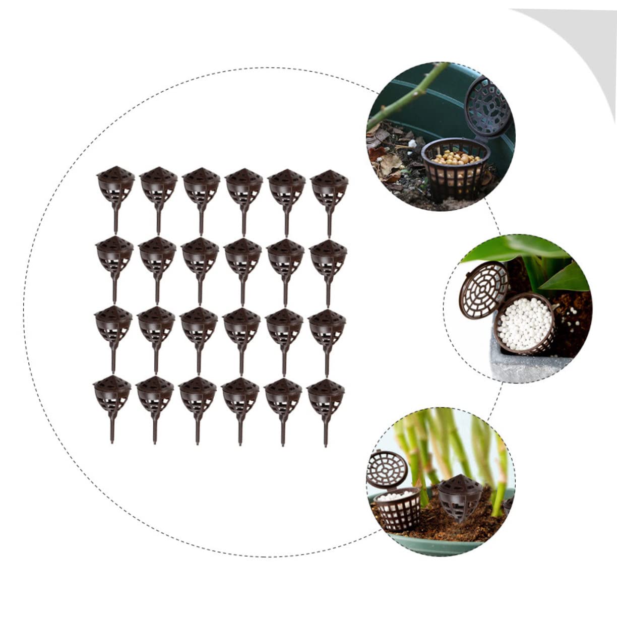 YARNOW 2 Set Scatola Di Fertilizzante Di Bollitore Giardinaggio Fornisce Fertilizzante Piante Concime Liquido Contenitore Per Fertilizzanti Da Giardinaggio Plastica 100 Pezzi * 2