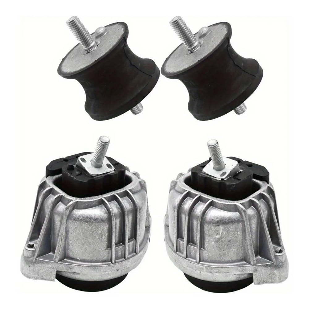Rtuzxyhzk 4 Pcs Engine Mounts & Transmission Mount For 323I 325I 328I 330I 335I 335I Z4 E90 E92 E93 E89 22116760330 22316799331