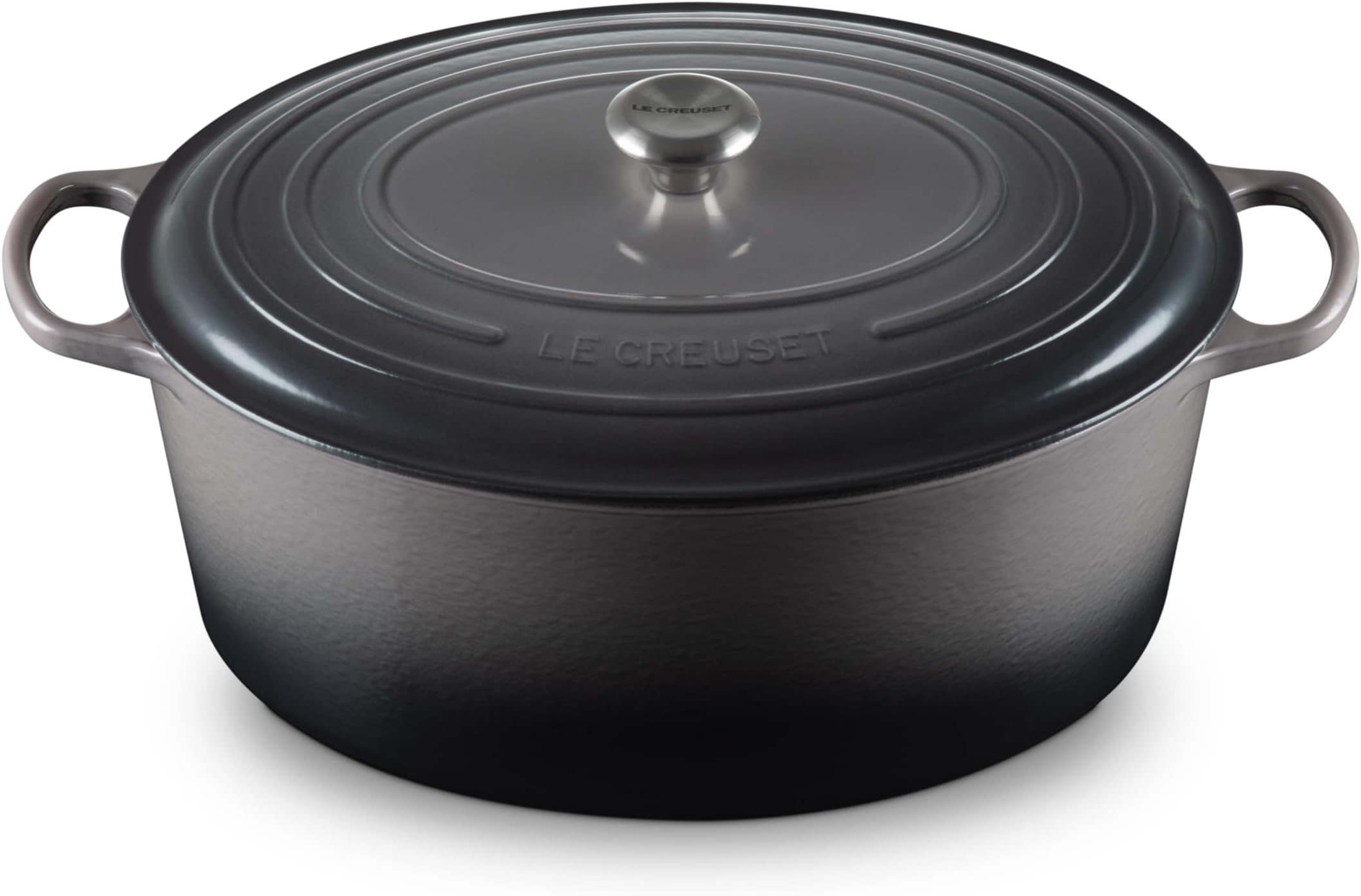 Le Creuset Enameled Cast Iron Signature Oval Dutch Oven, 15.5 qt., Oyster