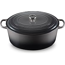 Le Creuset Enameled Cast Iron Signature Oval Dutch Oven, 15.5 qt., Oyster