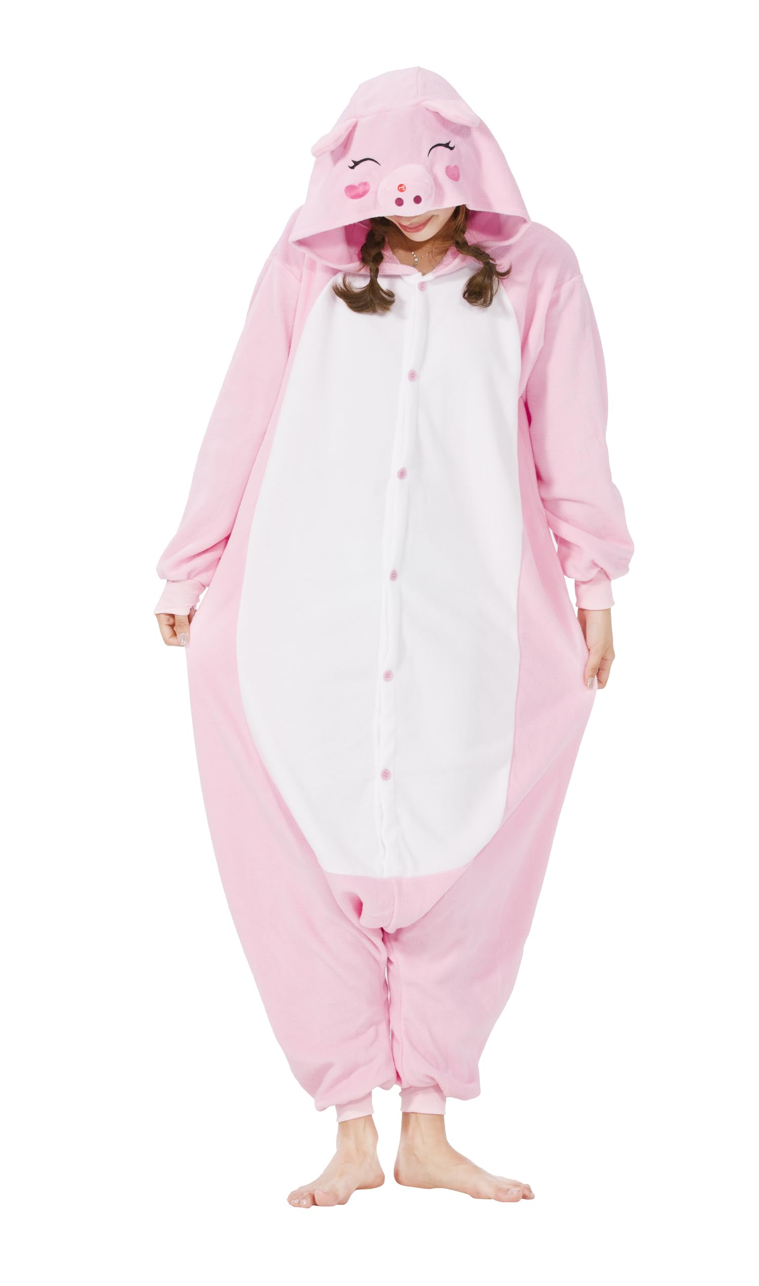 SimZoo Adulto Disfraz Pijama Unisex Pijama Kigurumi Onesie para Carnaval Halloween Cosplay Ropa de Dormir Traje de Disfraz para Navidad Festival Mujer y Hombre — view 37
