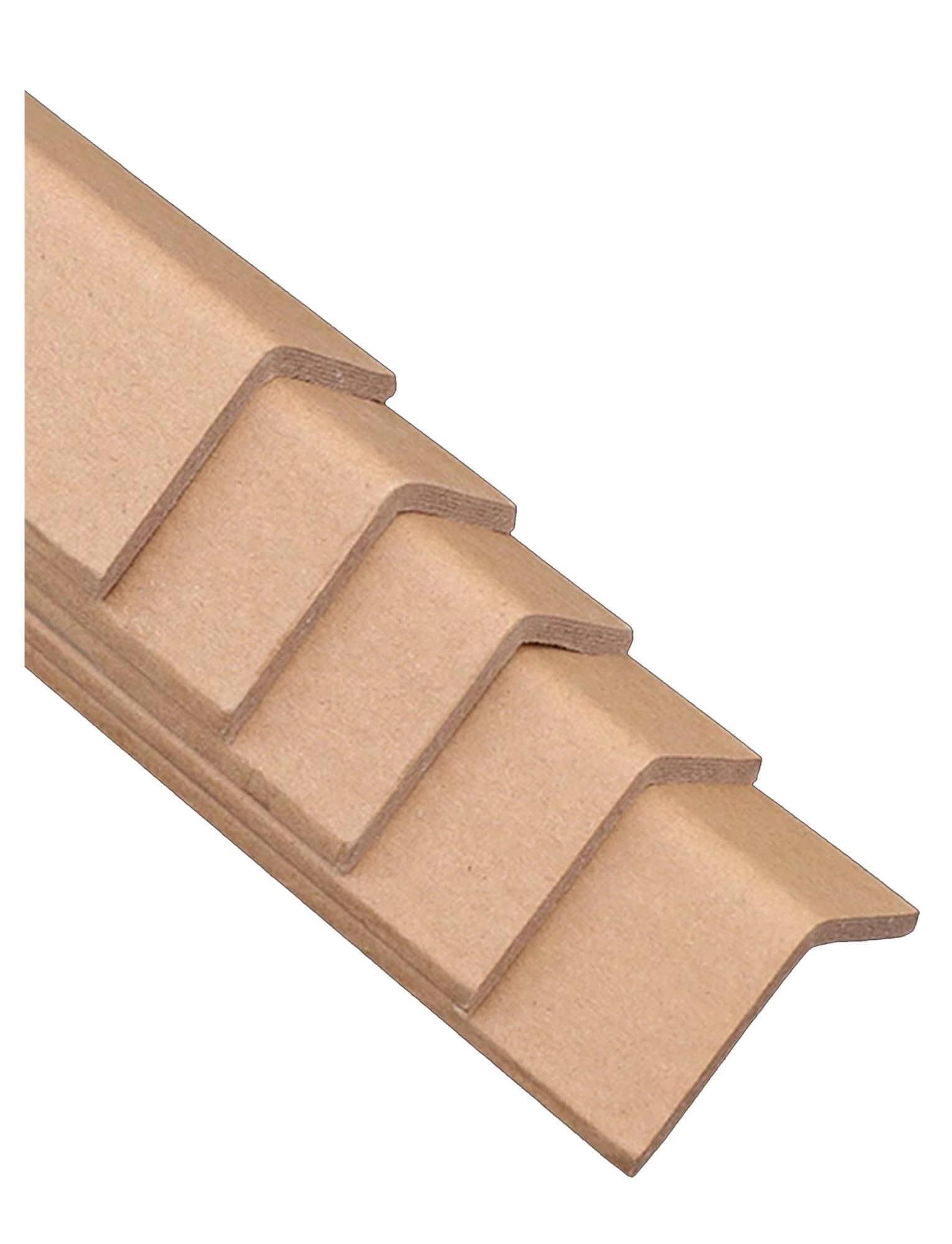 Protections d'angle en carton pour éviter l'écrasement des colis sur palette