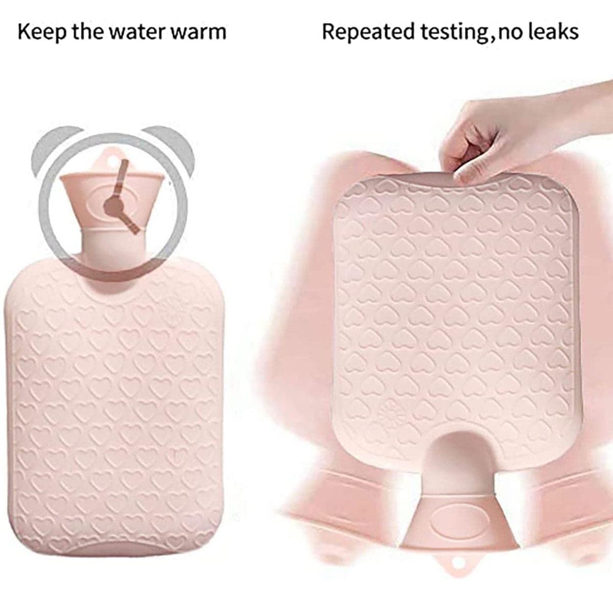Borsa dell'Acqua Calda da 1000 ml con Coperchio in Vita Borsa per Acqua Calda Portatile Riutilizzabile Sollievo dal Dolore Scaldino Invernale per Addome Spalla-D,Australia
