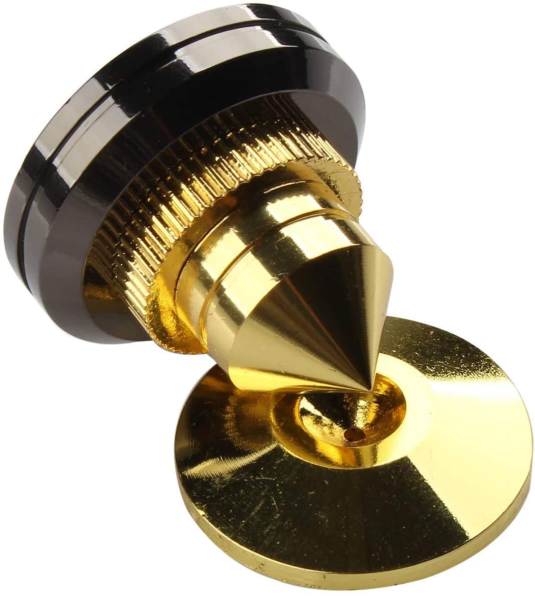 Lot de 4 pics de haut-parleur, supports de haut-parleur, caisson de basses, amplificateur, platine, pieds isolants isolants, tapis anti-chocs avec adhésif double face