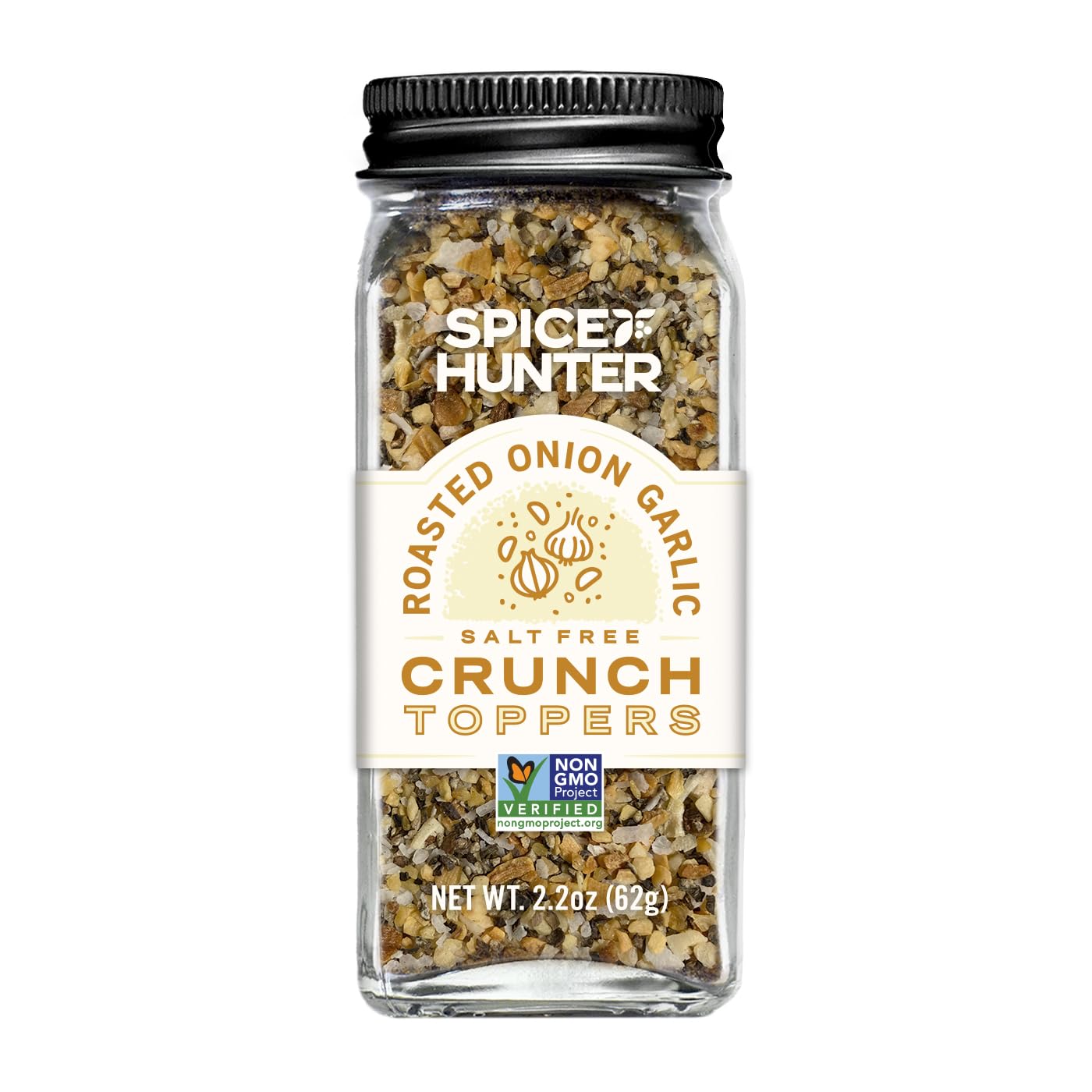 Spice Hunter Crunch Toppers, Roasted Onion & Garlic Seasoning, 2.2 Ounce (Pack of 1)