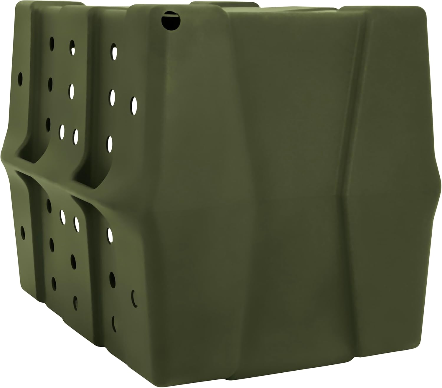 Dakota 283 Canine Rough and Tough Economy Dog Crate w/Removable Two-Way Door - Heavy Duty Outdoor Kennel for Large Breed Dogs (Olive, Large)