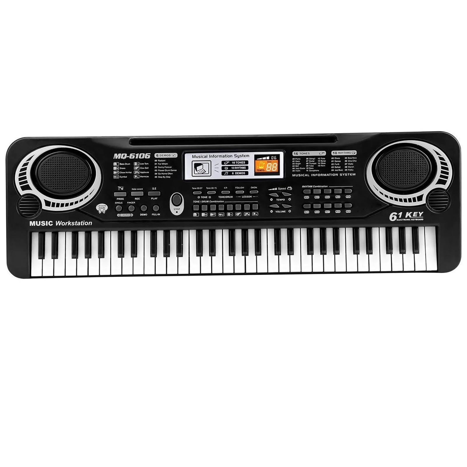 61 Klawiszowa Klawiatura Cyfrowa Elektroniczny Fortepian Instrument Muzyczny