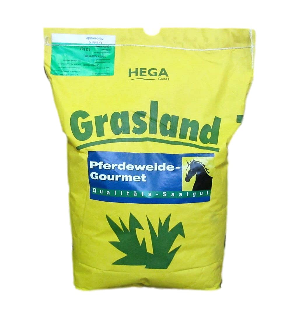 HEGA Grasland Pferdeweide Pferdewiese Grassamen Weidegras Wiese Weide (1x 10 kg)