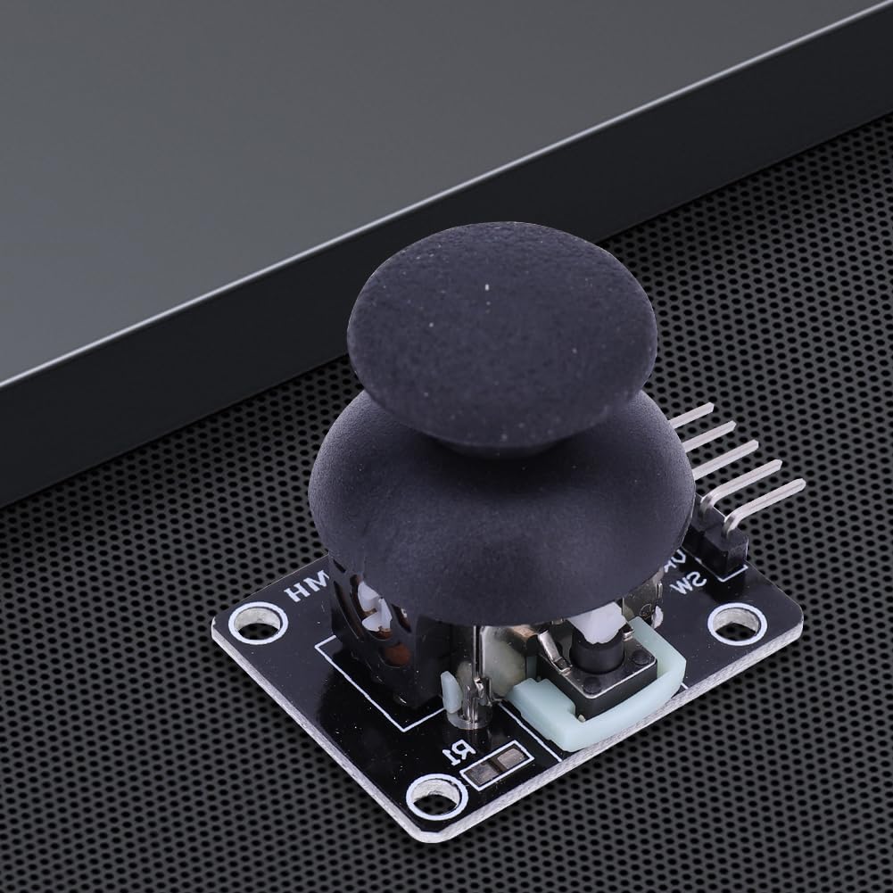 Capteur de tige de contrôle de jeu à double axe 5 V Module de dérivation du joystick 2,54 mm Capteur à levier de contrôle KY-02