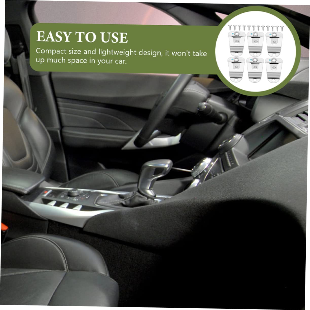 6Pcs Handheld Microphone Holder Clips with Screws Durable Stainless Steel Mic Hanger for Various Models Reliable Mic Clip Hooks for Easy Installation