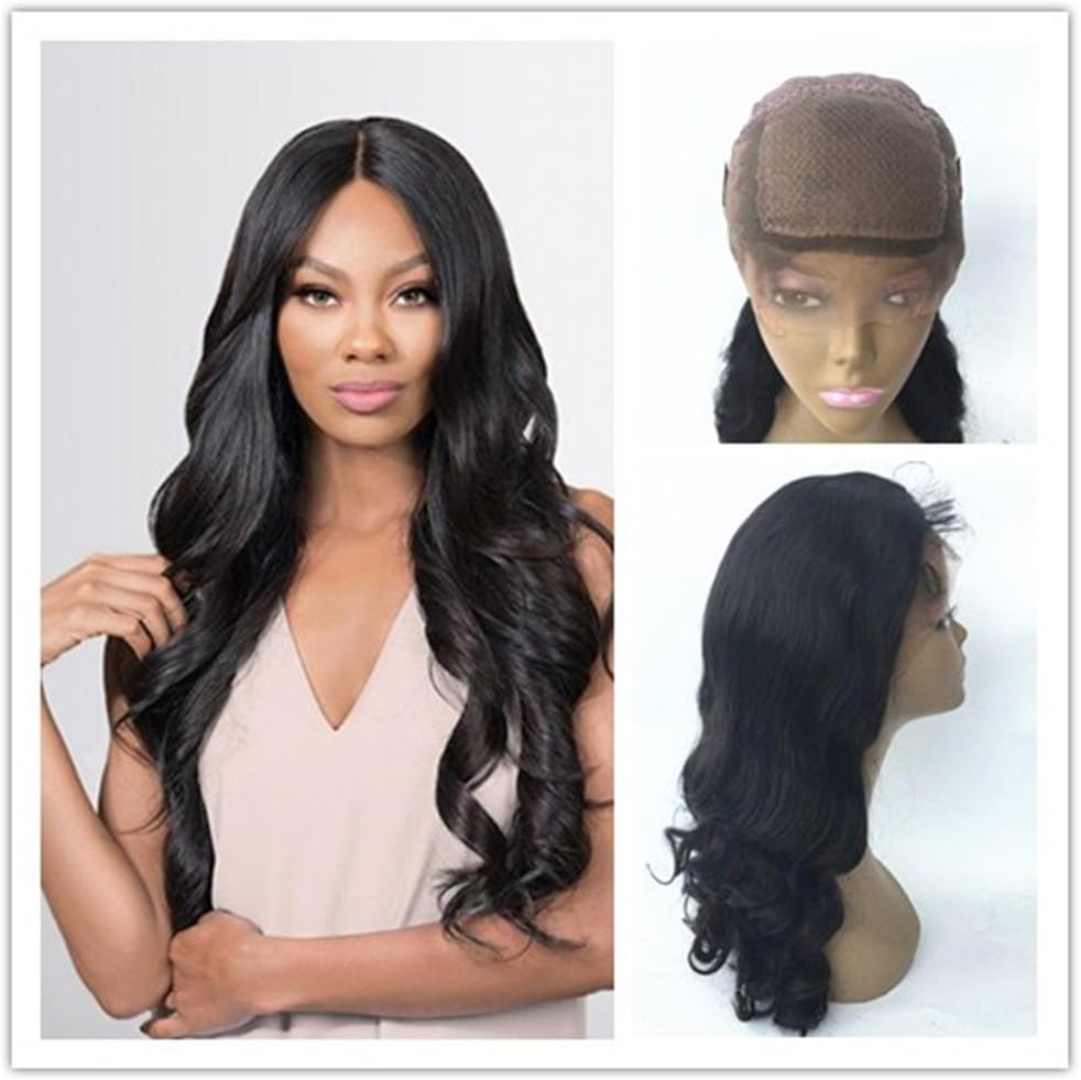 JYL Hair Loose Wave Silk Base 360 Lace Wig Brazilian Virgin Human Hair with 4x4 Silk Top Natural Hairline Glueless Wig 150% Density with Baby Hair for Black Women