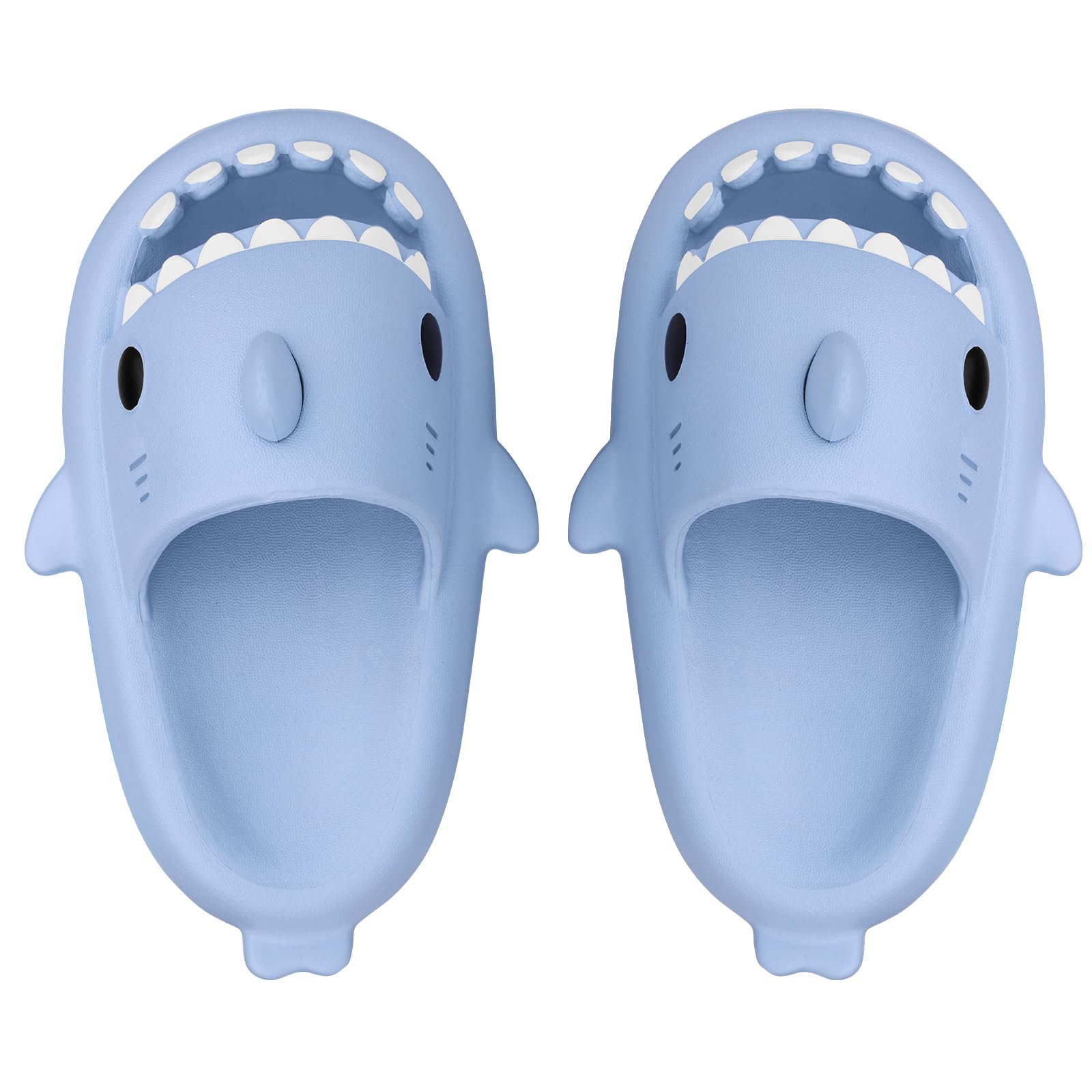 Lanivic Chanclas de Playa para Niña Niño Tiburón Zapatillas de Ducha Antideslizante Tigre Zapatos de Piscina Sandalias Ligero Verano Shark Slippers