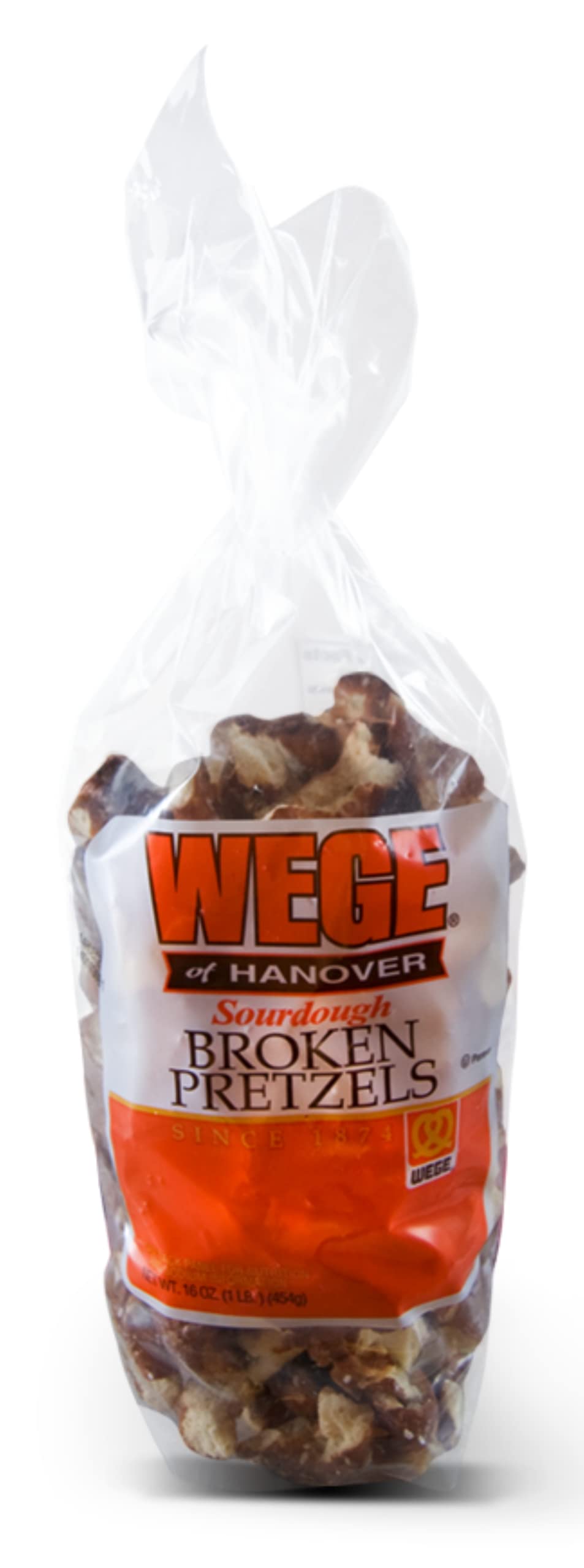 Wege of Hanover Sourdough Broken Pretzels, 16 Oz. Bag