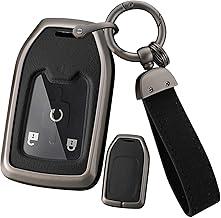 ontto Smart Funkschlüssel-Hülle, kompatibel mit Silverado 1500, 2500HD, 3500HD, Tahoe Suburban 2015–2020, vollständiger Schutz, dekoriertes Schlüsselgehäuse, passend für GMC Yukon Sierra