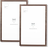Vista 151 de Opposite Wall - Portarretratos de madera de roble macizo oscuro de 16 x 20 pulgadas - Ligero, versátil e inastillable - Póster o marco de fotos