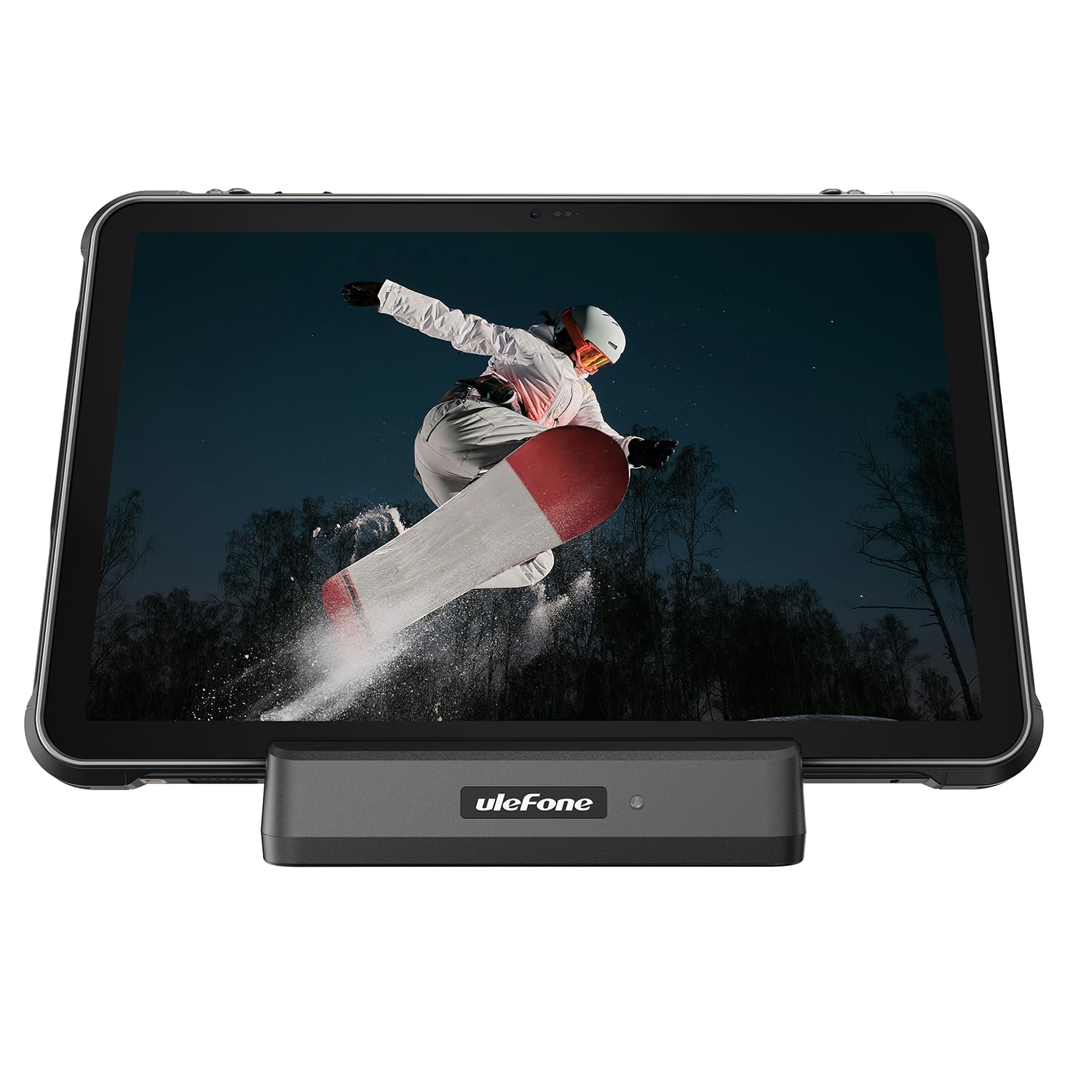 Ulefone RugKing Pad - Base de carga inalámbrica para tabletas, soporte de carga de teléfono 2-1, soporte de teléfono para el hogar y la oficina