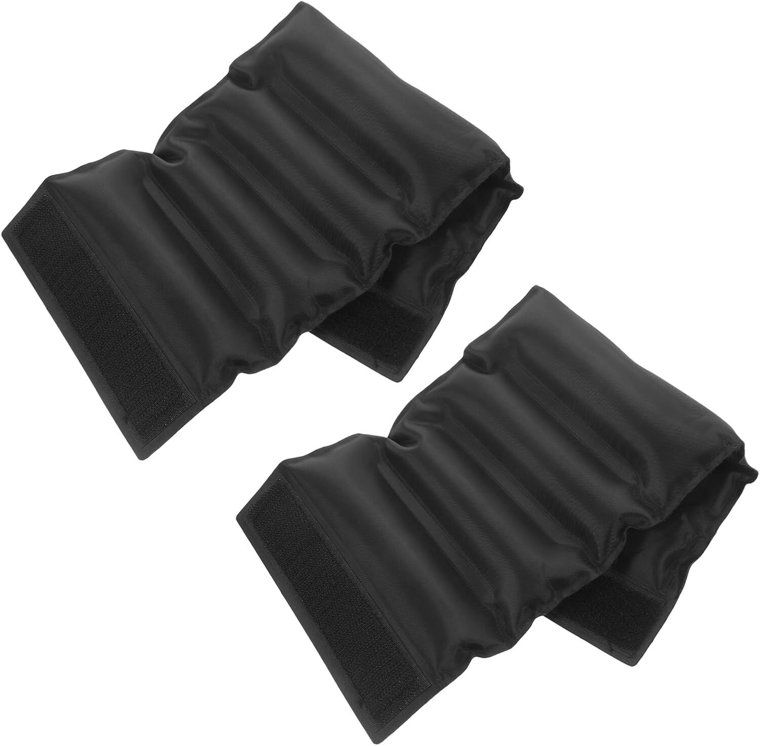 Wine Chiller Sleeve Cooler Bag 2pcs Black Soft Insulated Thermal Wrap with Built-in Freezer Gel Pack for Wine and Beer Bottles, Portable Bottle Cooler for Picnics and Bbqs