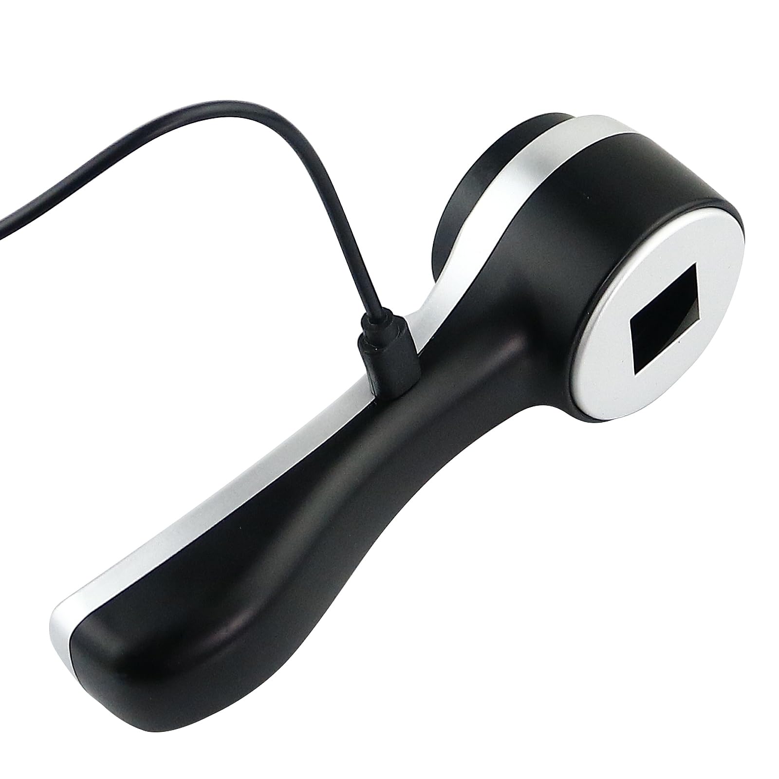 Lupa de mano de cristal óptico de 10 aumentos con escala de luz, lupa de joyería con escala de medición