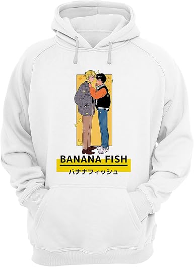 Amazon.com: Sudadera con capucha con capucha y bolsillo frontal de Banana  Fish Lynx Anime, S : Ropa, Zapatos y Joyería