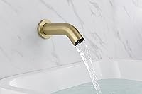 Vista 6 de SUMERAIN Sistema de ducha con caño para bañera y ducha de mano, conjunto de ducha de lluvia de latón para bañera con cabezal de ducha de 8 pulgadas